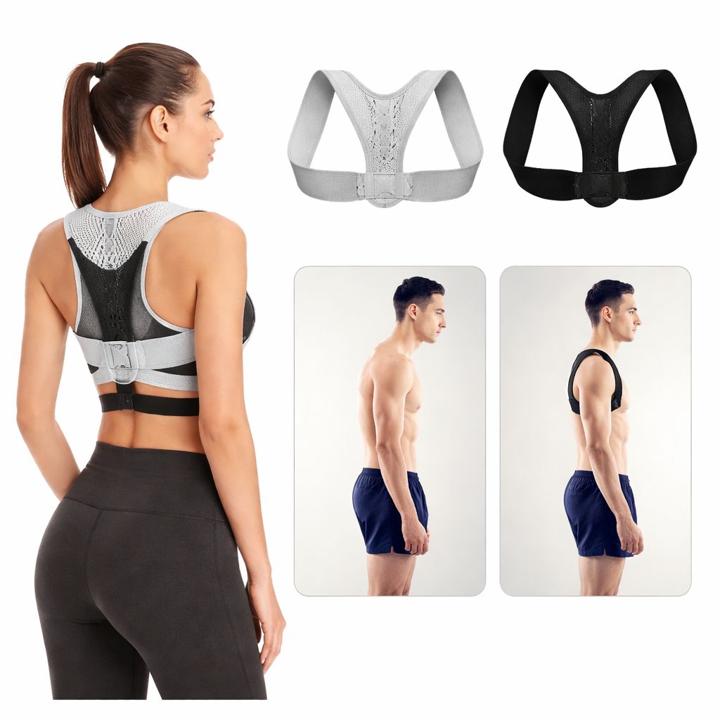 Zenthra Adjustable Posture Corrector Belt - Relieve Neck And Back Pain by Zenthra