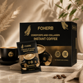 Collagen & Cordyceps Coffee – Functional Instant Coffee (40 sachets) by Fohow